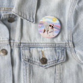 Badge Rond 5 Cm Bouledogue Anglais (En situation)