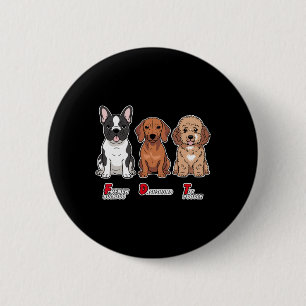 Badge Rond 5 Cm Bouledogue français Dachshund Toy Poodle Drôle Sub