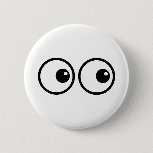 Badge Rond 5 Cm Boules yeux (Devant)