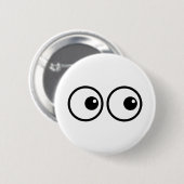 Badge Rond 5 Cm Boules yeux (Devant & derrière)