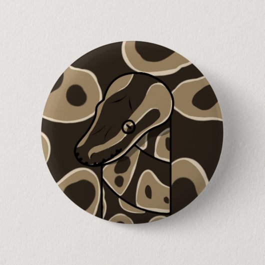 Badge Rond 5 Cm bouman252 ballon python axanthique (Devant)