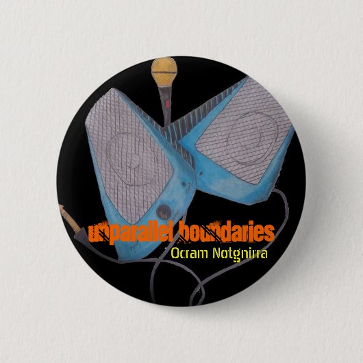 Badge Rond 5 Cm Boundari Unparallel… (Devant)