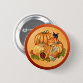 Badge Rond 5 Cm Bounty d'automne (Devant & derrière)