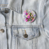 Badge Rond 5 Cm Bouquet d'avril (En situation)