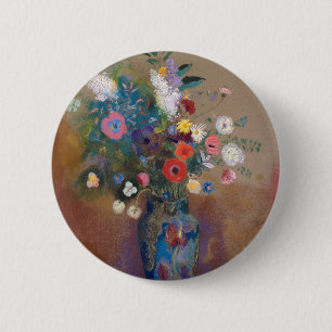 Badge Rond 5 Cm Bouquet de fleurs