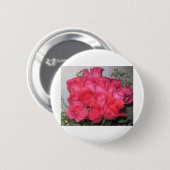 BADGE ROND 5 CM BOUQUET DE ROSES (Devant & derrière)