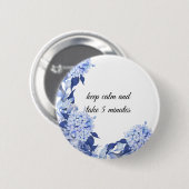 Badge Rond 5 Cm Bouquet floral blooming garden (Devant & derrière)