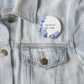 Badge Rond 5 Cm Bouquet floral blooming garden (En situation)