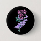 Badge Rond 5 Cm Bouquet gothique (Devant)