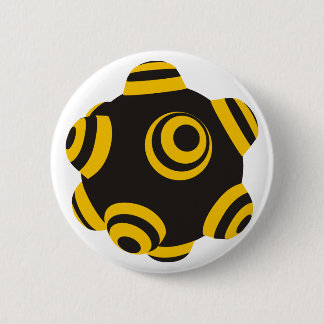 Badge Rond 5 Cm Bourdon de ClumpBubble