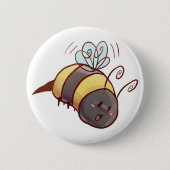 Badge Rond 5 Cm Bourdon mignon (Devant)