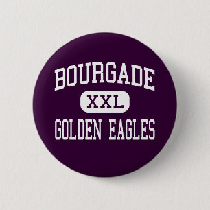 Badge Rond 5 Cm Bourgade - Eagles d'or - catholique - Phoenix