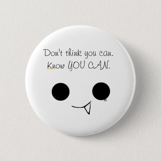 Badge Rond 5 Cm Bourgeon de bouton (Devant)