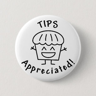 Badge Rond 5 Cm Bout-Apprécié (le petit pain heureux)