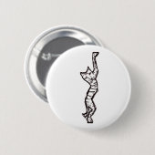 Badge Rond 5 Cm Bout droit de chat ! (Devant & derrière)