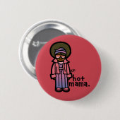 Badge Rond 5 Cm bout gentil. sur (Devant & derrière)