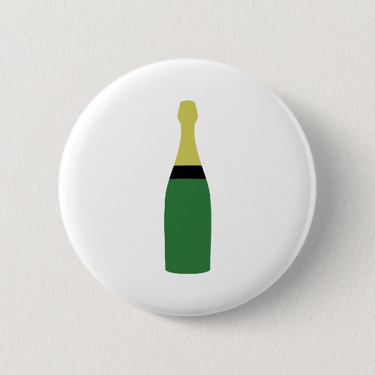 Badge Rond 5 Cm bouteille de champagne (Devant)