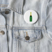 Badge Rond 5 Cm bouteille de champagne (En situation)