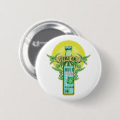 Badge Rond 5 Cm Bouteille d'huile d'olive (Devant & derrière)