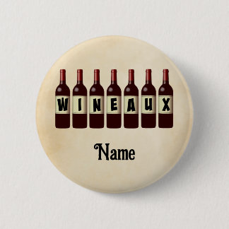 Badge Rond 5 Cm Bouteilles de vin rouge Wineaux Customisées
