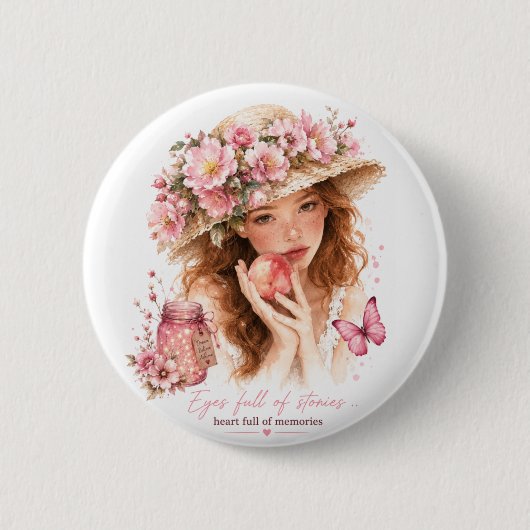 Badge Rond 5 Cm Bouton (Devant)