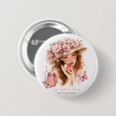 Badge Rond 5 Cm Bouton (Devant & derrière)