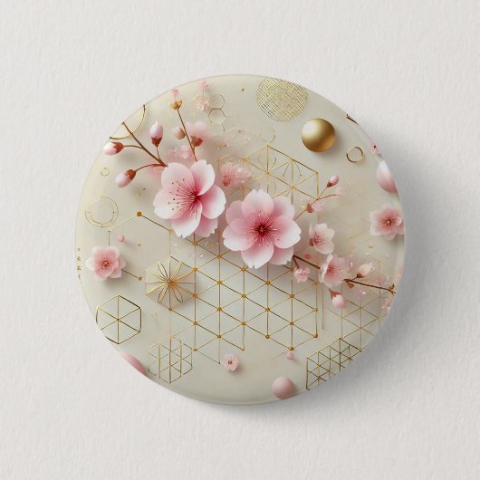 Badge Rond 5 Cm Bouton (Devant)