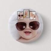Badge Rond 5 Cm Bouton (Devant)