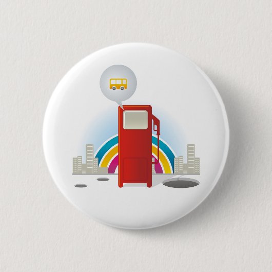 Badge Rond 5 Cm Bouton (Devant)