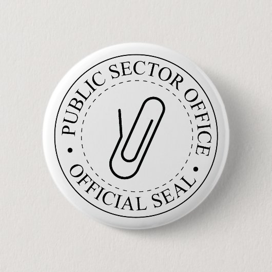 Badge Rond 5 Cm Bouton (Devant)