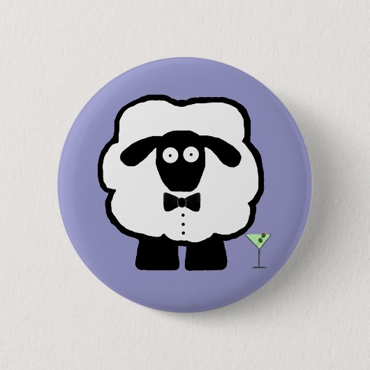 Badge Rond 5 Cm Bouton 00 moutons (Devant)