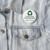 Badge Rond 5 Cm Bouton 100% re-donnable (En situation)