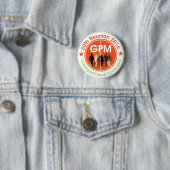 Badge Rond 5 Cm bouton 16CSFSB2 (En situation)
