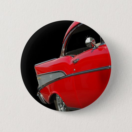 Badge Rond 5 Cm Bouton 1957 de Chevy (Devant)