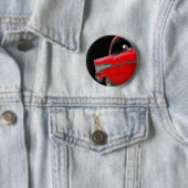Badge Rond 5 Cm Bouton 1957 de Chevy (En situation)