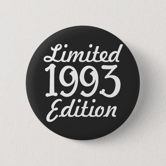 Badge Rond 5 Cm Bouton 1993 édition limitée 30e anniversaire (Devant)