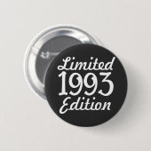 Badge Rond 5 Cm Bouton 1993 édition limitée 30e anniversaire (Devant & derrière)