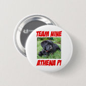 Badge Rond 5 Cm Bouton 1 d'Athéna pi (Devant & derrière)