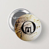 Badge Rond 5 Cm Bouton 1 d'opus de magnum (Devant & derrière)
