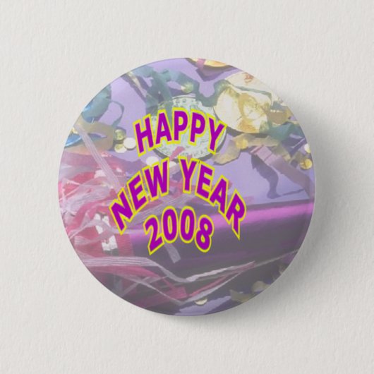 Badge Rond 5 Cm Bouton 2008 (Devant)