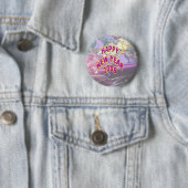 Badge Rond 5 Cm Bouton 2008 (En situation)