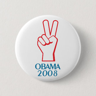 Badge Rond 5 Cm Bouton 2008 de paix d'Obama 61023
