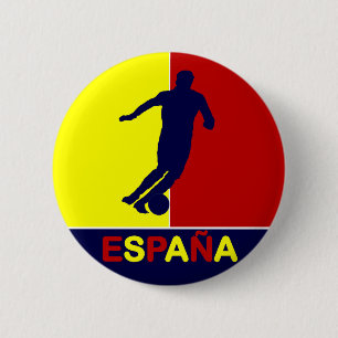 Badge Rond 5 Cm Bouton 2010 du football d'Espana Espagne