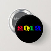 Badge Rond 5 Cm Bouton 2012 (Devant & derrière)