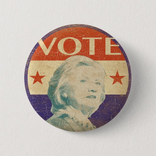 Badge Rond 5 Cm Bouton 2016 d'élection de Hillary Clinton (Devant)