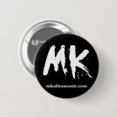 Badge Rond 5 Cm Bouton #2 de musique de MKULTRA (Devant & derrière)