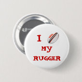 Badge Rond 5 Cm bouton 2 de rugby (Devant & derrière)