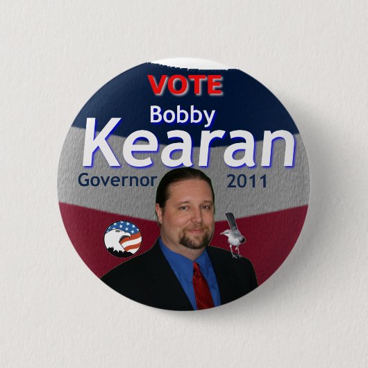 Badge Rond 5 Cm Bouton 2 du vote BK (Devant)