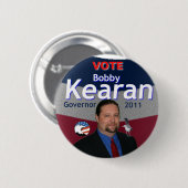 Badge Rond 5 Cm Bouton 2 du vote BK (Devant & derrière)