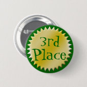 Badge Rond 5 Cm Bouton 3e place Award, personnalisable (Devant & derrière)